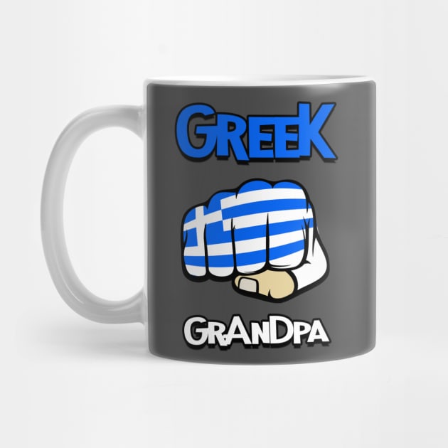 Greek Grandpa. Cool Greek Flag by Jakavonis